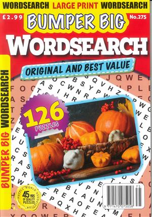 Bumper Big Word Search, issue NO 275