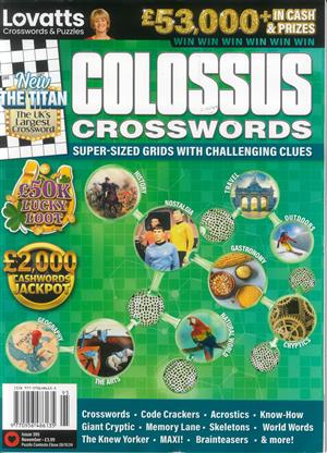 Lovatts Colossus Crosswords, issue NO 395