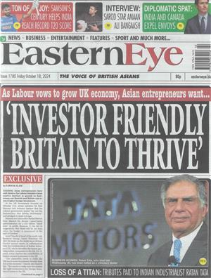 Eastern Eye, issue 18/10/2024