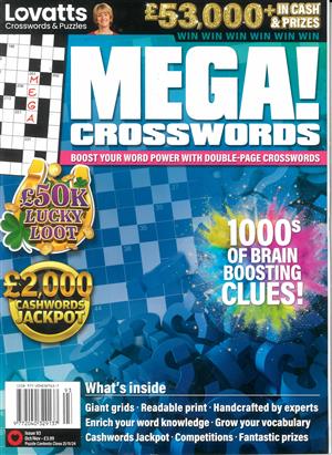 Lovatts Mega Crosswords, issue NO 93