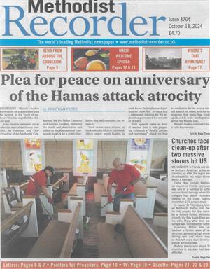 Methodist Recorder, issue 18/10/2024