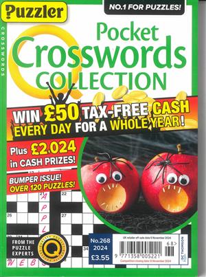 PUZZLER Q POCK CROSSWORDS, issue NO 268