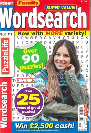 Family Wordsearch, issue NO 412