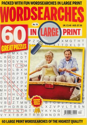 Wordsearches in Large Print - NO 70