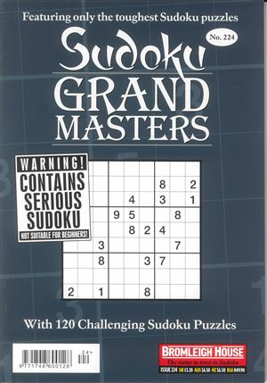 Sudoku Grand Masters, issue NO 224