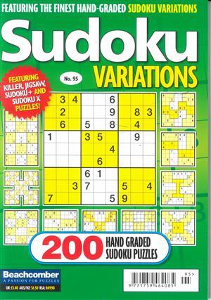 Sudoku Variations, issue NO 95