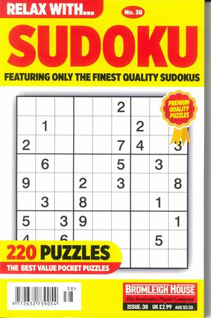 Relax With Sudoku - NO 38