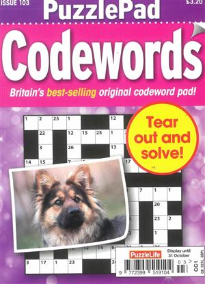 Puzzlelife PuzzlePad Codewords - NO 103