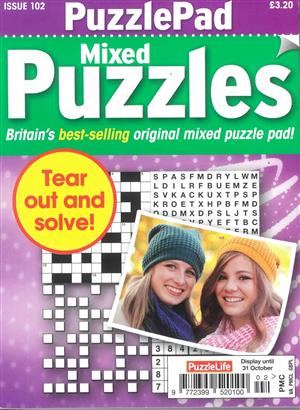 Puzzlelife PuzzlePad Mixed Puzzles, issue NO 102