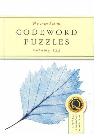 Premium Codeword Puzzles, issue NO 125