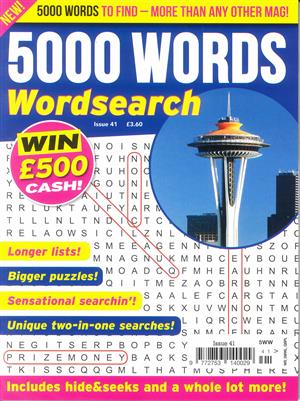 5000 Words Wordsearch, issue NO 41