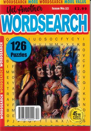 Yet Another Wordsearch, issue NO 12